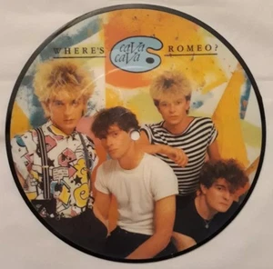 Cava Cava-Where's Romeo/See Saw And Sway 7" Single Picture Disc.Regard RGP 103. - Picture 1 of 4