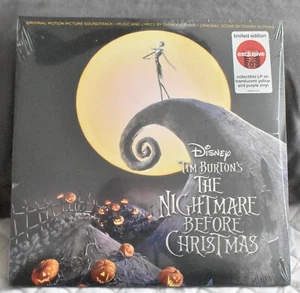Nightmare Before Christmas - Soundtrack - Yellow & Purple Vinyl 2 LP - TARGET - Picture 1 of 3