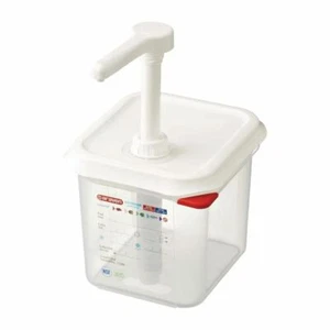 Dispensadores de Salsa Araven Polipropileno Transparente GN 1/6 Capacidad - 2.6Ltr - Imagen 1 de 2