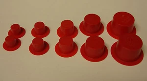 Plastic Stoppers for Salt and Pepper Shakers CHOICE SIZES USA Bottles Caps Plugs - Picture 1 of 27