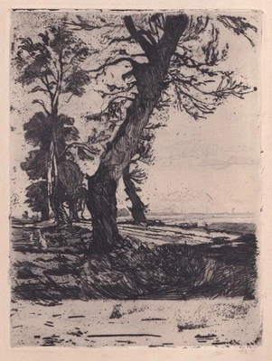 Radierung - "unbenannt" Rudolf Fricke - Bild 1 von 2