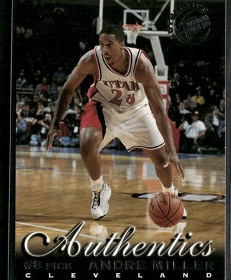 1999 Press Pass Authentics #8 Andre Miller Hang Time - Image 1 of 2