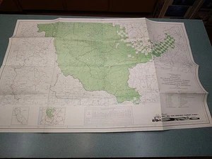 Klamath National Forest Map 1968 - Picture 1 of 5