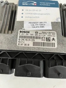 MEV17.4 ECU CALCULATEUR DE MOTEUR A DECODER PEUGEOT CITROEN 1.6 VTI 9664738680 - Imagen 1 de 3