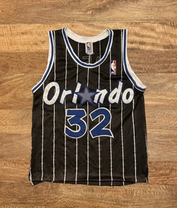 Orlando Magic #32 Shaquille O’Neal Vintage Spalding NBA Basketball Jersey Mens S - Bild 1 von 6