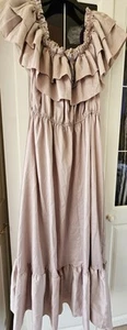 Dress Size 24 Boohoo Bardot style Maxi Dress New with Tags - Picture 1 of 5
