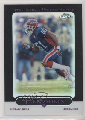 2005 Topps Chrome Black Refractor /100 Takeo Spikes #123 - Image 1 of 2