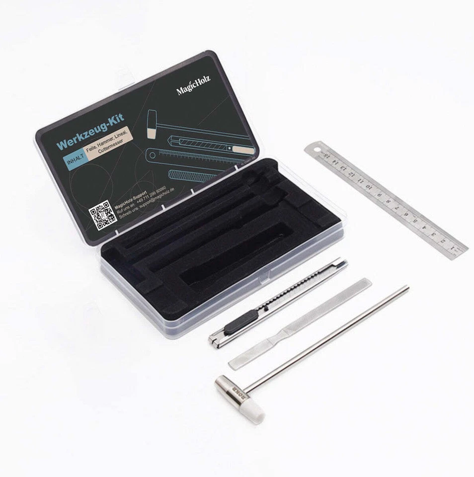 Magicholz Werkzeug Kit – Präzises Holzwerkzeug Set zum Bau von 3D Holzpuzzles