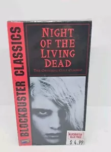 Blockbuster Classic Night Of The Living Dead VHS *NEW SEALED* - Picture 1 of 4
