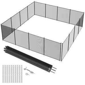 4 X 48 FT Pool Fence Swimming Safety Fence in Ground Life Saver Fence Portable - Picture 1 of 7