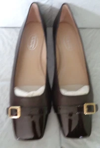 Nuevo - Talbots - Marrón agridulce - Avery 6 - Hebilla - Zapatos de cuero - Talla 7M - Imagen 1 de 4