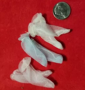¡Tobilleras vintage para muñecas pequeñas y de 8"! UN PAR~ELIGE COLOR~ROSA~AZUL, BLANCO - Imagen 1 de 1