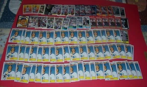 ROBIN YOUNT-Brewers-HOF-Huge-85 Card Lot(53 - 1984 AS Glossy/87Topps+INSERTS - Picture 1 of 5