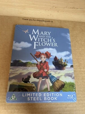 Mary and the Witch’s Flower Reg B Blu Ray Steelbook NEW & SEALED Studio Ghibli - Image 1 of 4