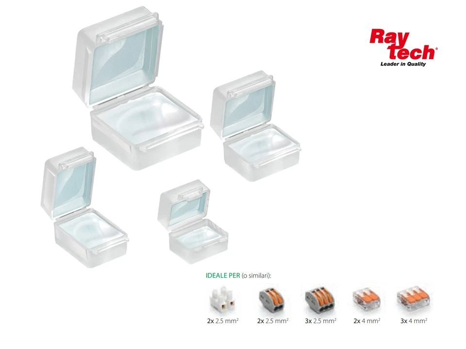 RAYTECH GEL BOX PER GIUNZIONI CAVO ISAAC-4  BLISTER da 4PZ - Immagine 1 di 1
