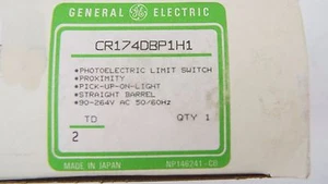 GENERAL ELECTRIC CR174DBP1H1 PHOTOELECTRIC LIMIT SWITCH .4AMP 90-264V - Picture 1 of 4