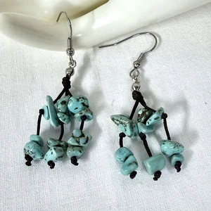 Premier Designs Jewelry OCEAN BREEZE TURQUOISE Earrings, New - Picture 1 of 4