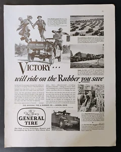 General Tire & Rubber Co. 1942 anuncio Akron, Ohio - Imagen 1 de 1