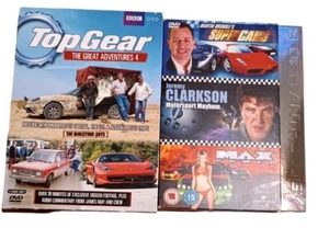 Top Gear The Great Adventures 4 & 3 Motoring DVD Boxed Set Martin Brundle VGC - Imagen 1 de 1