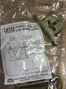COMPX NATIONAL C8253 - KA, Furniture Lock in Bright Brass - Picture 1 of 3