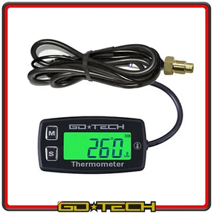 TERMOMETRO DIGITALE MOTO SCOOTER GdTech SENSORE TEMPERATURA ACQUA M10x1 PIAGGIO - Photo 1/7