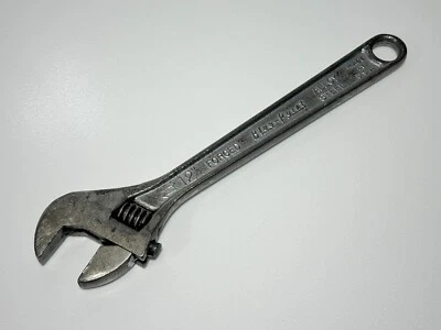 Blue-Point Tools EE. UU. (Kenosha WI) 12" Largo Vintage Llave Ajustable Foto 1 de 4