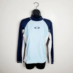 Oakley Colorblock Surf Swim Beach Resort Rashguard Top L - Picture 1 of 6