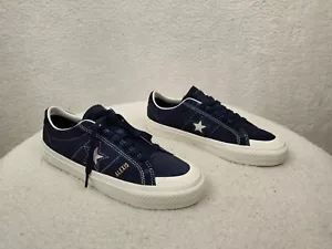 Converse All Star Alexis One Star Pro Men Sneaker 7.5 Blue Suede Lace Up Shoes - Picture 1 of 19