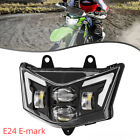 E24 LED Headlight High Low beam  For Kawasaki  KLX 125 2010-2017 450R 2008-2023