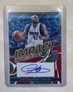 Jerry Stackhouse 2022-23 Elite IMPACT IMPRESSIONS RED GREEN AUTO No.II-JSH SSP - Picture 1 of 4