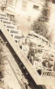 LP64 Colorado Springs Mt. Postal Manitou Park Rocky Mountain Incline 1910 RPPC - Imagen 1 de 2