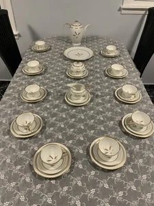 Rosenthal Selb Germany WINIFRED Grano Modello Oro 40 Pezzi Servizio da Tè - Foto 1 di 17