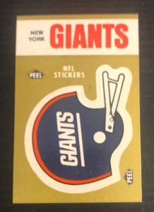 1983 Fleer Team Action Stickers NEW YORK GIANTS Helmet - Picture 1 of 2