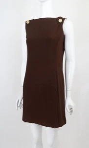 Vintage 1960s Teal Traina Silk Mod Dress Exquisite Tailoring and Design - Picture 1 of 7