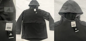 ADIDAS men's $85 GameMode PO Train Hoodie Lightweight Sweatshirt Gray size L #44 - Picture 1 of 5