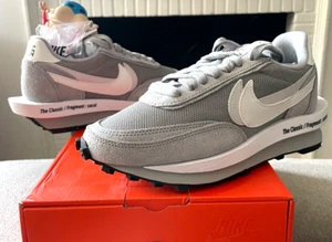 Nuove Nike LD Waffle Sacai Fragment grigio fumo taglia 5 6,5 W CPFM Travis Nigo Virgil - Foto 1 di 6