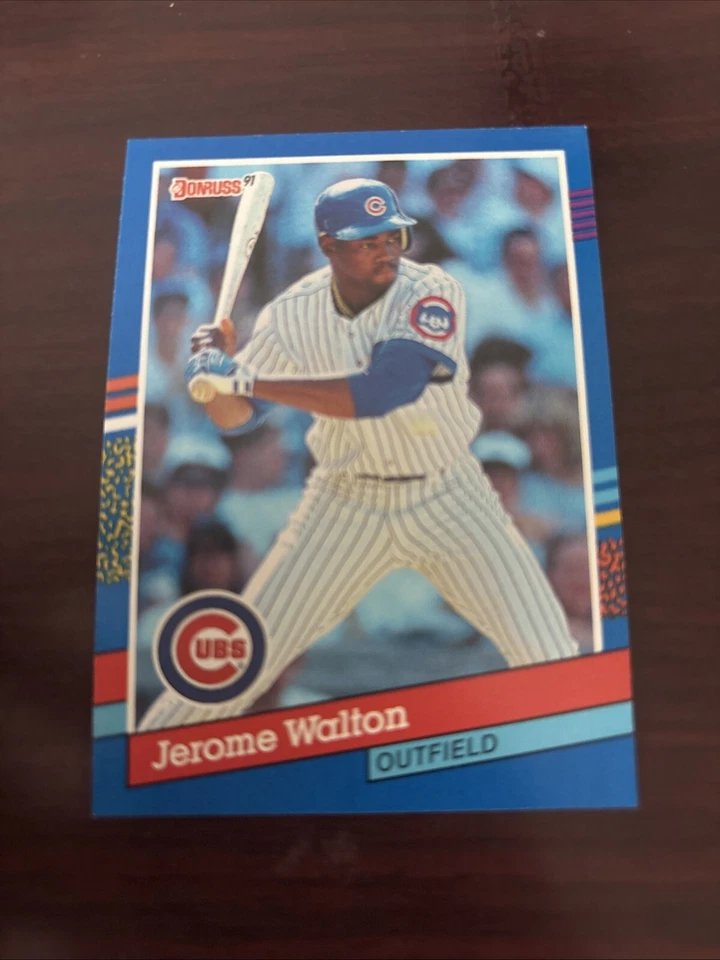 1991 Donruss Jerome Walton #72 Chicago Cubs NM-MINT - Image 1 of 1