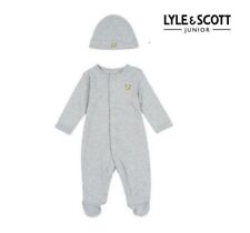 Baby Grow Set Boys/Girls All In One with Hat Sleepsuit 0-3 Months - Lyle & Scott