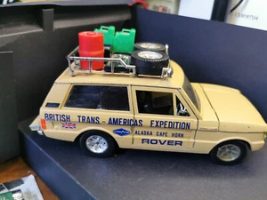 BURAGO RANGE ROVER BRITISH TRANS AMERICAS EXPEDITION 1:24 Safari - Foto 1 di 14