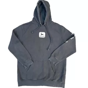 John Deere Black Hoodie Jumper Sweater Pullover Men's XL - Bild 1 von 10