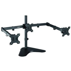 Triple Monitor Mount Three Arm Stand PC Computer for 13" - 27" Screens - Picture 1 of 2