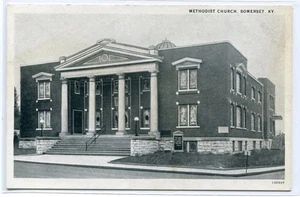 Postal de la Iglesia Metodista Somerset Kentucky - Imagen 1 de 1