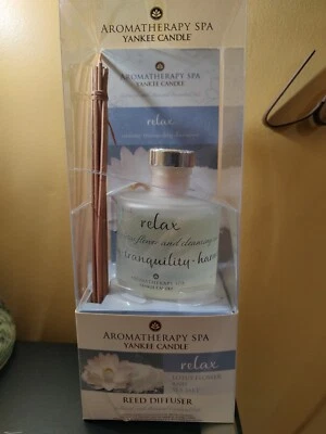 Yankee Candle Aromatherapy Lotus Flower & Sea Salt Reed Diffuser in box  - Image 1 of 4