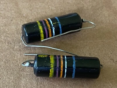 2 Condensadores NOS Sprague Bumble Bee .047uf 600v 10% PIO PRUEBA .05 BAJA FUGA (Qt Foto 1 de 4
