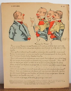 Gravur Zeichnung Karikatur Lavrate und Frisson 19. Jahrhundert Nr. 46 - Bild 1 von 1