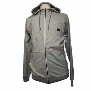 Billabong Hudson Zip Pullover Hoodie Herren Gr. M Farbe grau Kängurutasche Neu mit Etikett - Bild 1 von 15