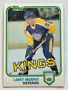 Larry Murphy 1981-82 Topps #100 RC Rookie NM-MT HOF K465 QTY Available - Foto 1 di 2