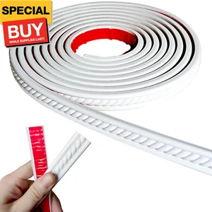 Peel and Stick Molding Trim Self Adhesive Flexible Wall Trim Crown Molding 3d St - Picture 1 of 5