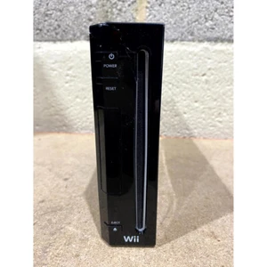 Nintendo Wii RVL-001(EUR) Video Game Console Only Black Bluetooth - For Parts - Picture 1 of 11
