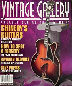 Vintage Gallery Magazine January 1995 Chinery's Guitars D'Angelico Tone Poems - Imagen 1 de 1